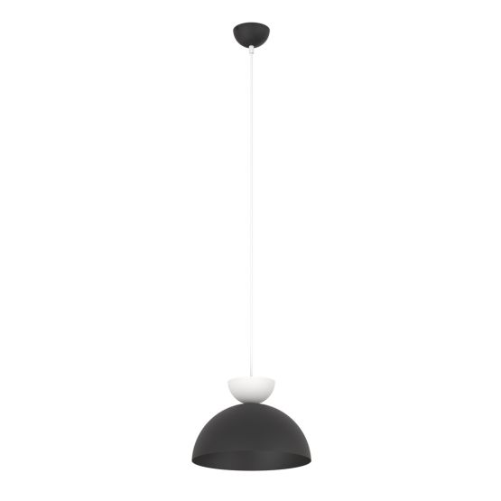 Lampa wisząca LUNARO nowoczesna czarna / biała GX53 10W LED
