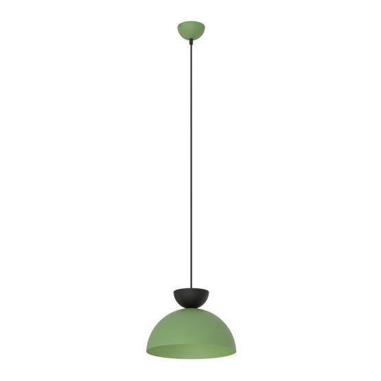 Lampa wisząca LUNARO nowoczesna czarna / zielona GX53 10W LED