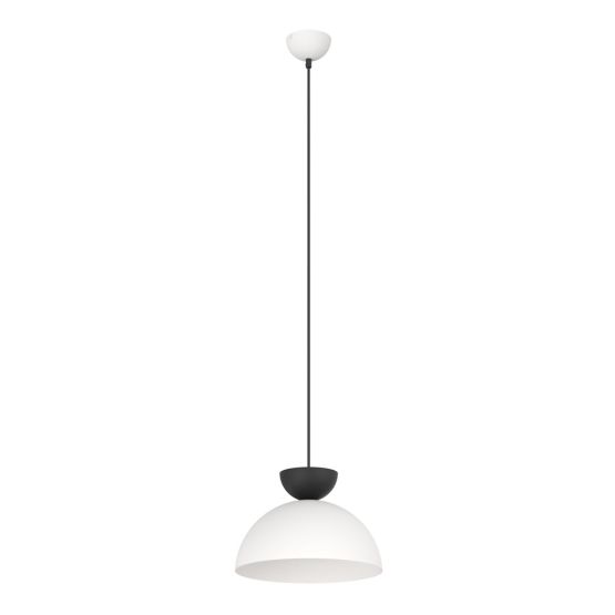 Lampa wisząca LUNARO nowoczesna biała / czarna GX53 10W LED