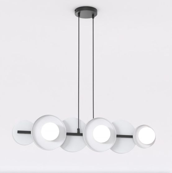 Lampa wisząca MODEL nowoczesna szara G9 8W LED
