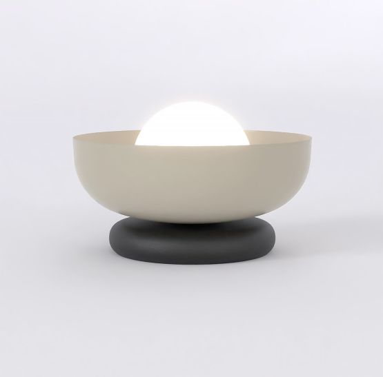 Lampka biurkowa OZZY nowoczesna beżowa G9 8W LED