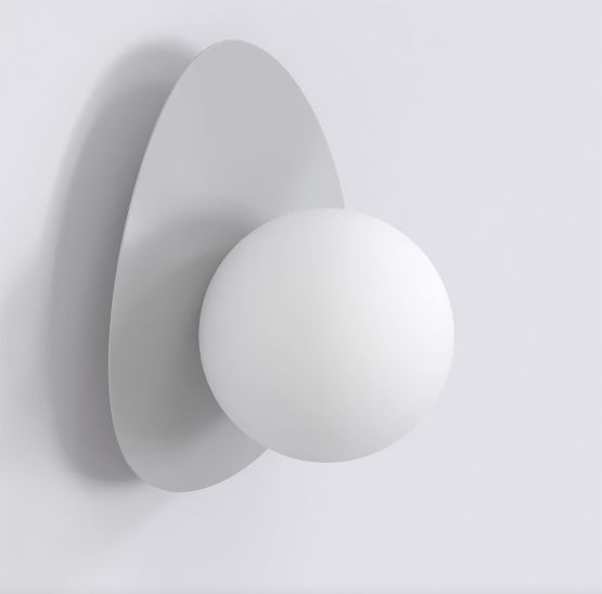 Kinkiet OVO nowoczesny szary G9 8W LED