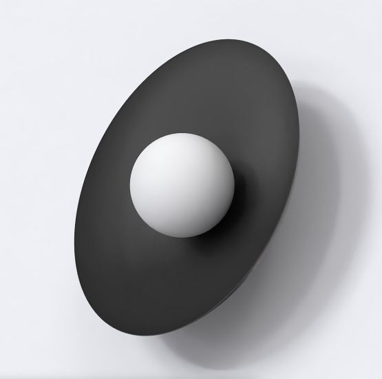 Kinkiet INSPO minimalistyczny czarny G9 8W LED
