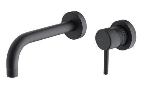 Bateria Umywalkowa Podtynkowa Z Wylewką 15cm Futuro Czarny Mat 6520-15/CZAR Giulini Giovanni