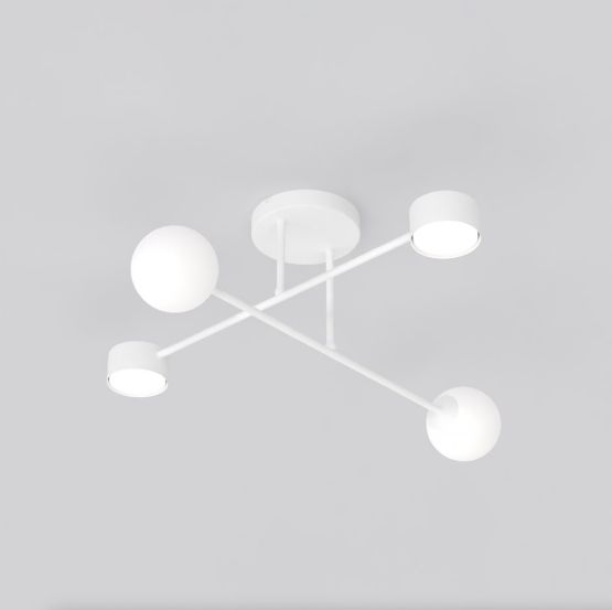 Lampa sufitowa HOLON nowoczesna biała G9, GX53 8W LED, 10 LED