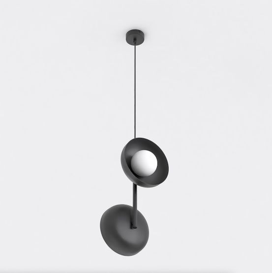 Lampa wisząca VANILA nowoczesna czarna G9 8W LED