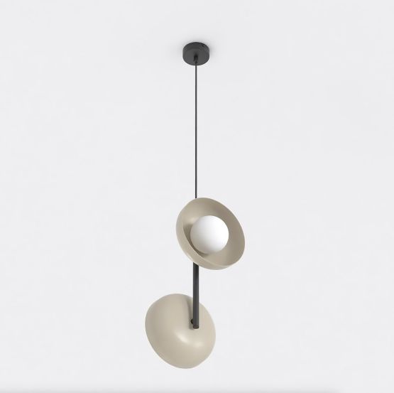 Lampa wisząca VANILA nowoczesna beżowa G9 8W LED