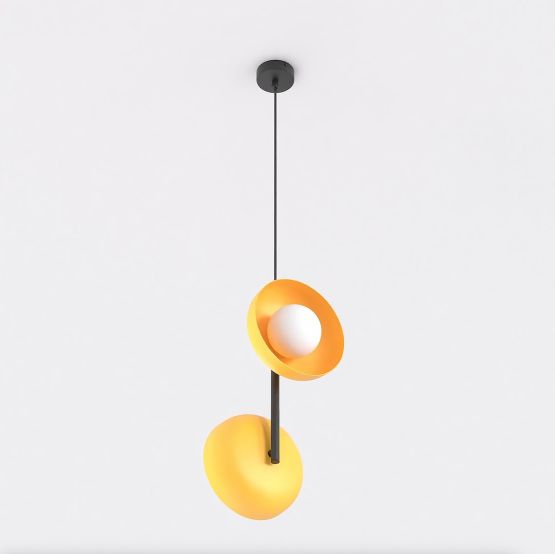 Lampa wisząca VANILA nowoczesna pomarańczowa G9 8W LED