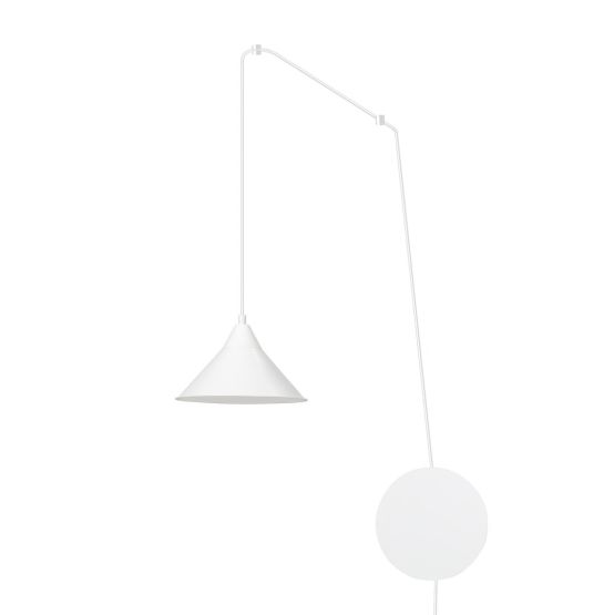 Lampa wisząca ABRAMO nowoczesna biała E27 15W LED