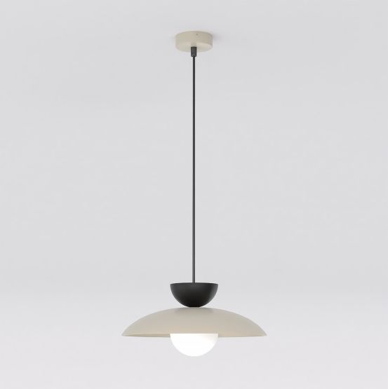 Lampa wisząca MULAN nowoczesna beżowa G9 8W LED