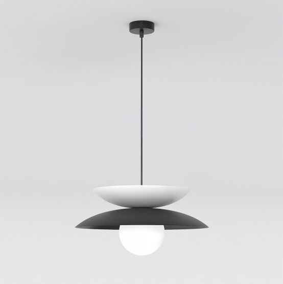 Lampa wisząca NAGOYA nowoczesna czarna G9 8W LED