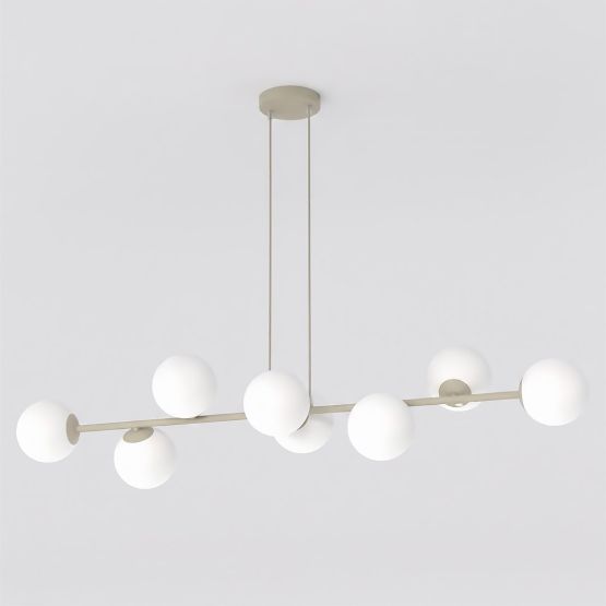 Lampa wisząca MAGNUS nowoczesna beżowa E14 10W LED