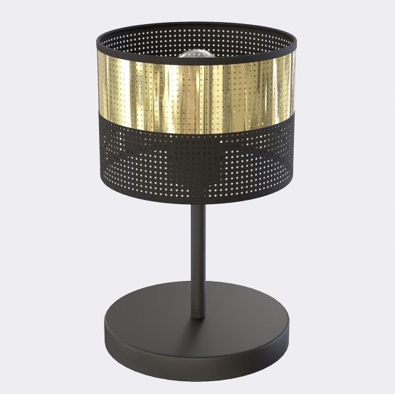 Lampka biurkowa LUX nowoczesna czarna E27 15W LED