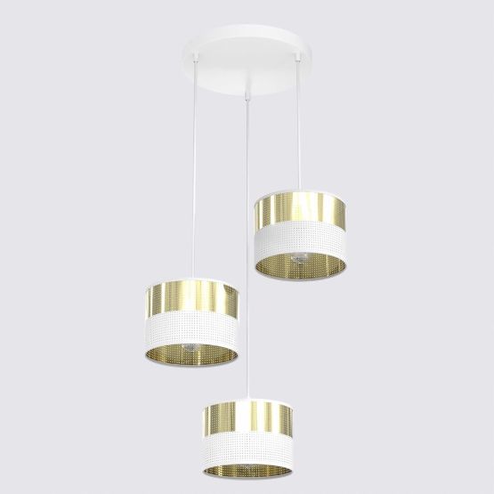 Lampa wisząca LUX nowoczesna biała E27 15W LED