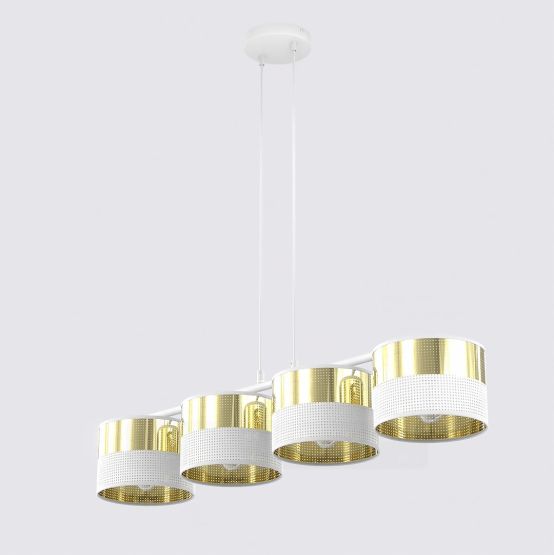 Lampa wisząca LUX nowoczesna biała E27 15W LED