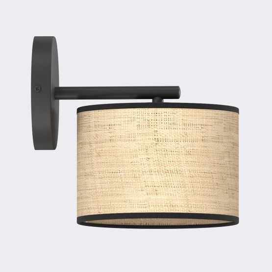 Kinkiet ECO minimalistyczny czarny E27 15W LED