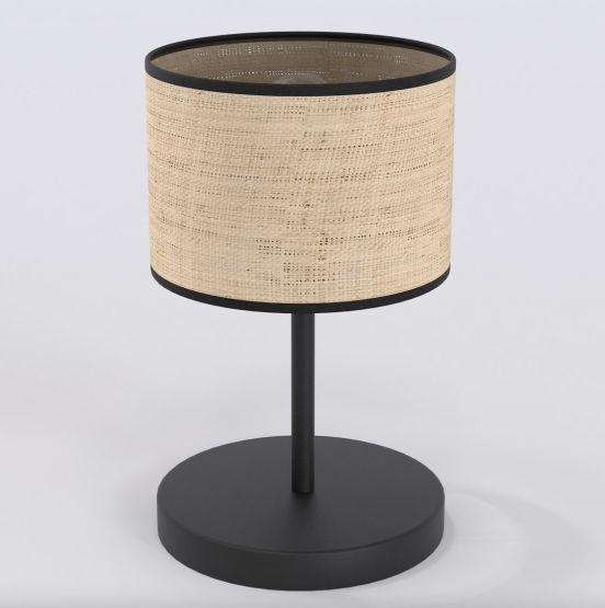 Lampka biurkowa ECO nowoczesna czarna E27 15W LED