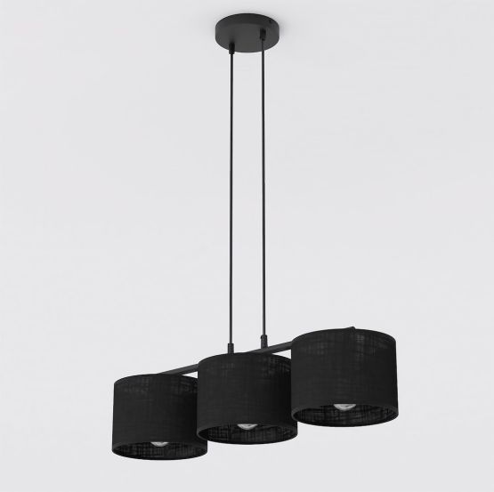Lampa wisząca ECO nowoczesna czarna E27 15W LED