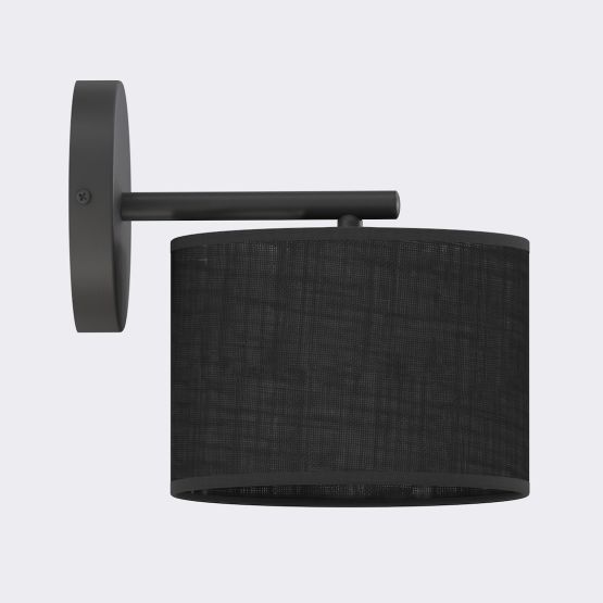 Kinkiet ECO minimalistyczny czarny E27 15W LED