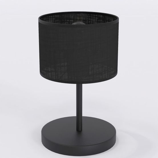 Lampka biurkowa ECO nowoczesna czarna E27 15W LED