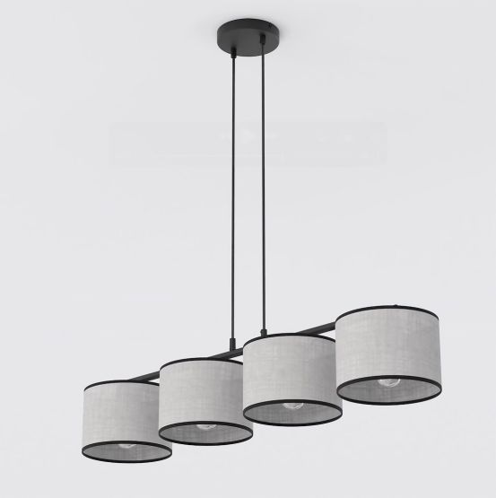Lampa wisząca ECO nowoczesna czarna E27 15W LED