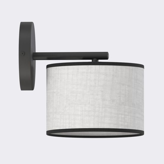 Kinkiet ECO minimalistyczny czarny E27 15W LED