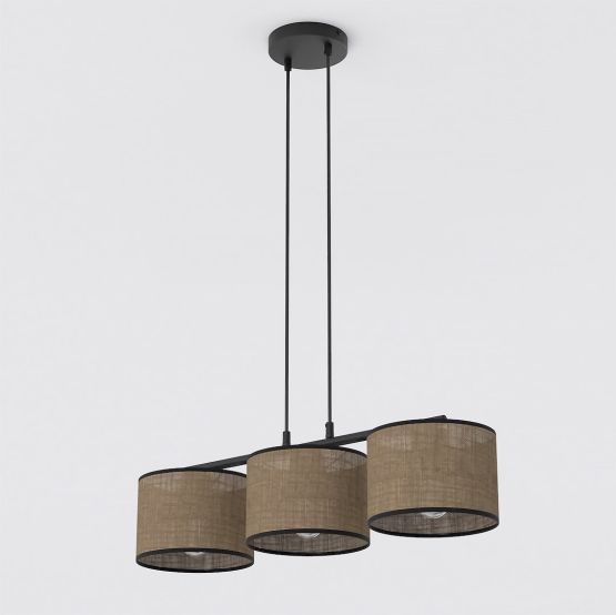 Lampa wisząca ECO nowoczesna czarna E27 15W LED