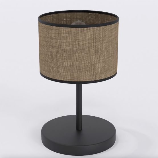 Lampka biurkowa ECO nowoczesna czarna E27 15W LED