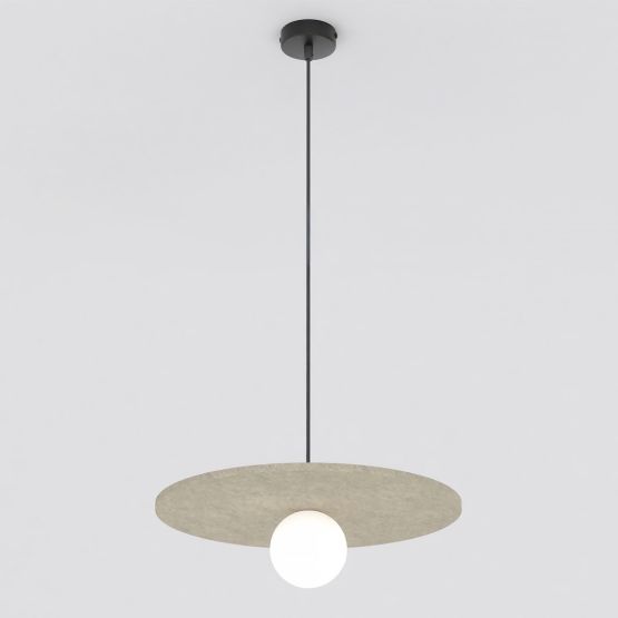 Lampa wisząca CALMA nowoczesna beżowa G9 8W LED