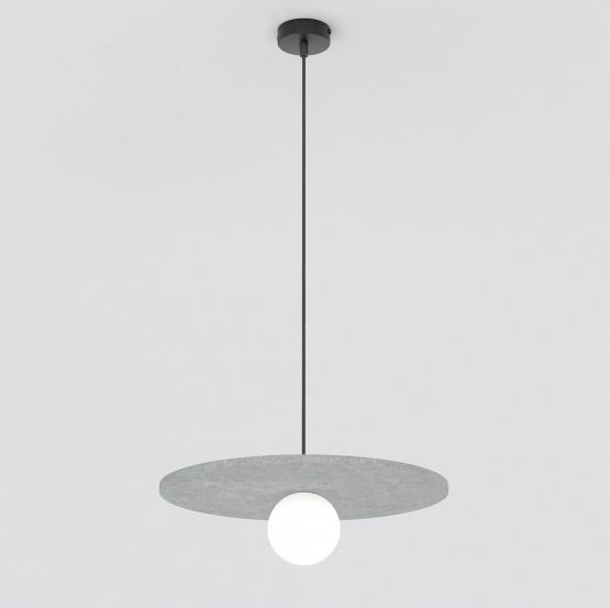 Lampa wisząca CALMA nowoczesna szara G9 8W LED