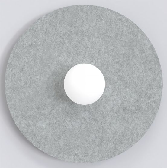 Kinkiet CALMA minimalistyczny szary G9 8W LED