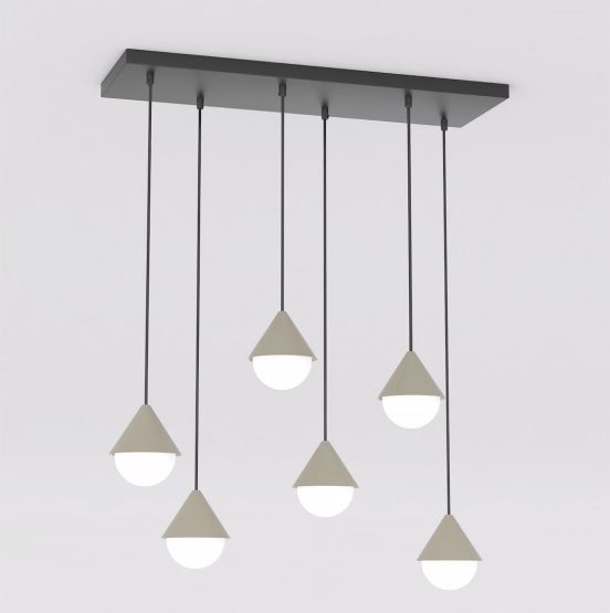 Lampa wisząca GIRO nowoczesna czarna G9 8W LED