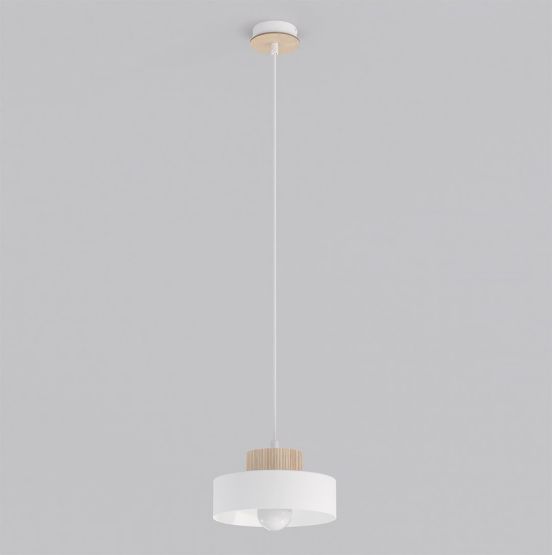 Lampa wisząca KIVI nowoczesna biała E27 15W LED