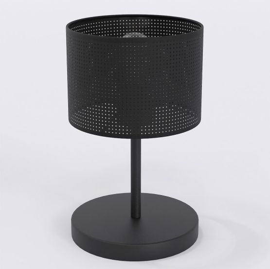 Lampka biurkowa LUX nowoczesna czarna E27 15W LED