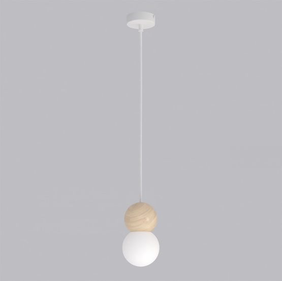 Lampa wisząca LOOP nowoczesna biała G9 8W LED
