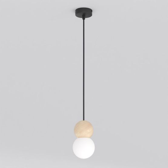 Lampa wisząca LOOP nowoczesna czarna G9 8W LED