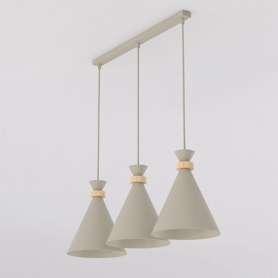 Lampa wisząca ZERO nowoczesna beżowa E27 15W LED