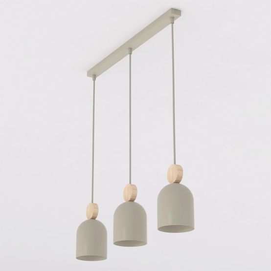 Lampa wisząca MESI nowoczesna beżowa GU10 8W LED
