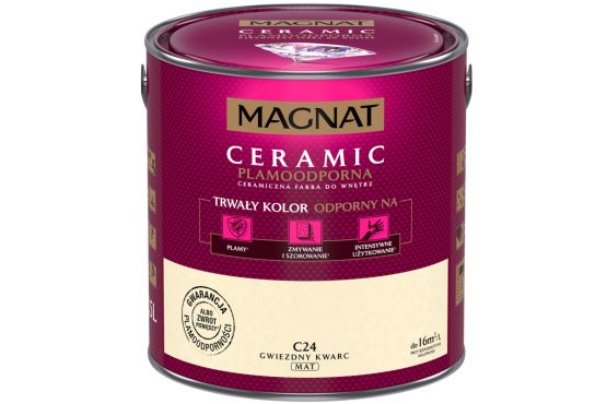 Farba Ceramiczna Magnat Ceramic C24 Gwiezdny Kwarc 2,5l - OUTLET