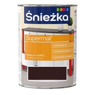 Emalia Nitro Brązowy 10L Śnieżka