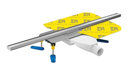 Odpływ Liniowy Slim 70 cm Srebrny Poler 522.0510.01.070 Emporia - OUTLET, konieczność dokupienia bazy