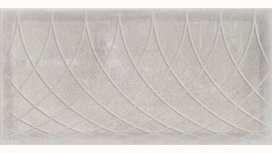 Płytka Serra Curves Oxide White Mat Ceniza 45x90 Saloni - OUTLET