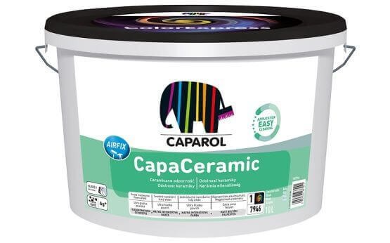 Farba-Ceramiczna-Capaceramic-Baza-1-2,5l-mat-Caparol Zestaw Farba Ceramiczna CapaCeramic Baza 1 2,5L Mat Caparol + Pędzel Angielski 70x14mm