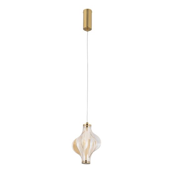 ELVA BRASS LAMPA wisząca LED 8W