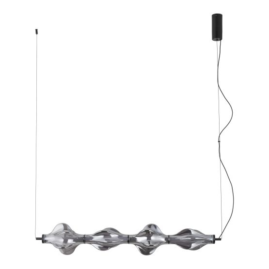 ELVA BLACK LAMPA wisząca LED 30W