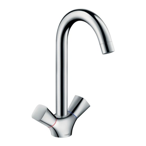 2-Uchwytowa Bateria Kuchenna Logis Chrom 71280000 Hansgrohe