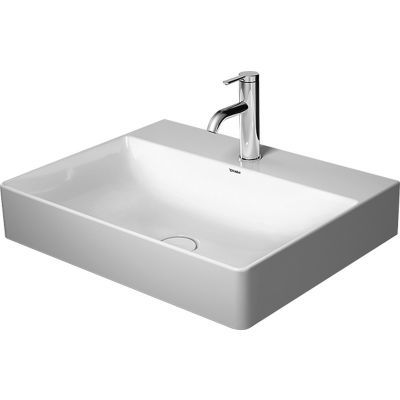 Umywalka DuraSquare 60x47 cm Nablatowa Prostokąt 2353600041 Duravit
