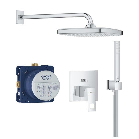 Zestaw Prysznicowy Eurocube Podtynkowy z Deszczownicą Tempesta 250 Cube 25289000 Grohe