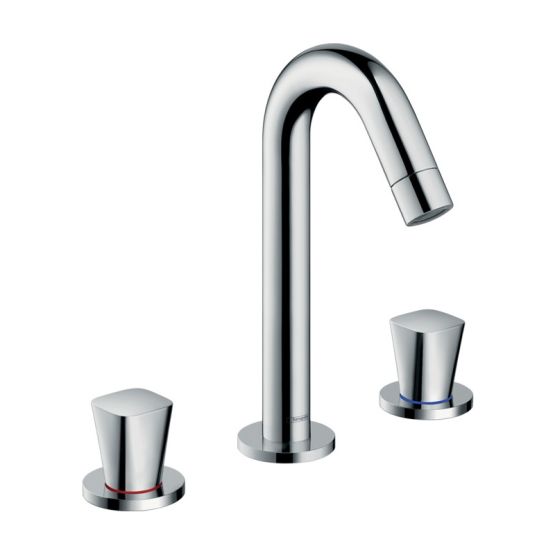 3-Otworowa Bateria Umywalkowa 150 Z Kompletem Odpływowym Z Cięgłem Logis 71133000 Hansgrohe