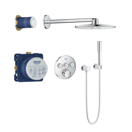 Zestaw Prysznicowy Grohtherm Smartcontrol Rainshower Smartactive 310 34705000 Grohe